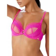 Avund icke vadderad dopp-BH rosa glans 32DD, Rosa glo