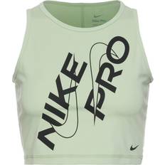 Nike Canotta Corta Pro Dri-FIT Donna - Verde