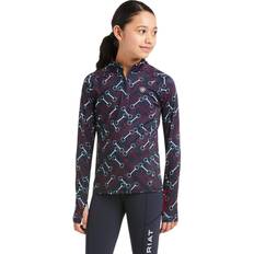 Pantaloni Ariat Kid's Lowell 2.0 1/4 Zip Baselayer Top Long Sleeve - Team Print