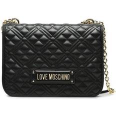 Quilted Shoulder Bag - Black