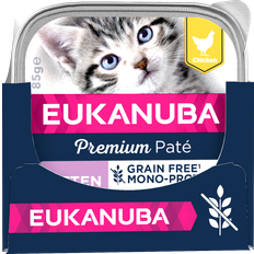 Eukanuba Cibo per gatti Animali domestici Eukanuba Kitten Senza Cereali Pollo Umido Per Gatto - Set % 24 x 85 g