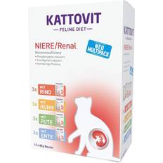 Kattovit Husdjur Kattovit Renal Pouch 12 Mix 4 sorter