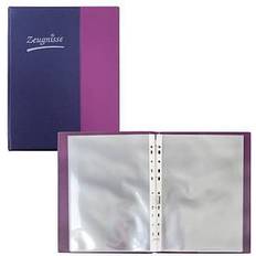 Certificate Folder Ring Binder Pack of 1 Transparent Purple Pack of 1