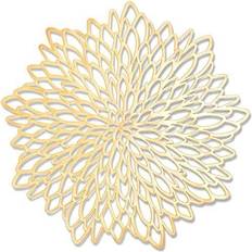 Juvale Gold Leaf Place Mat Gold (36.5x36.5)