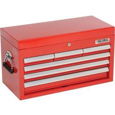 6 drawer tool box Global Industrial 25-15/16" x 12-1/16" x 14-3/4" 6 Drawer Red Tool Chest