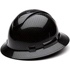 Pyramex Ridgeline Full Brim Hard Hat - Shiny Black/Graphite Pattern