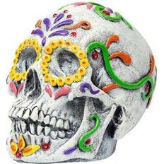 Amarillo Accesorios Ghoulish Productions Skull Catrina Latex Prop Standard