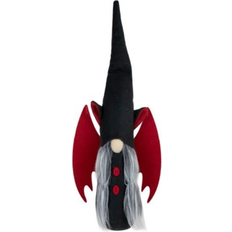 Red Accessories Northlight 17" Halloween Girl Gnome with Bat Wings Black Black