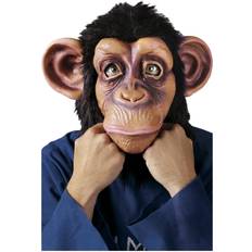 Beige Masks Fun World Comical chimp mask