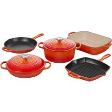 Le Creuset Cast Iron Cookware Sets Le Creuset Signature Enameled Cast Iron Cookware Set