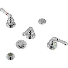 Grey Bidet Taps Elements Of Design Widespread Vertical Bidet Gray