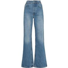 Rabanne high-rise wide-leg jeans women Cotton Blue