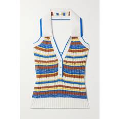 Lirra Striped Halter-Neck Top - Multicoloured