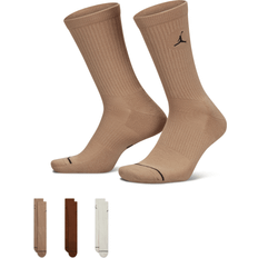 Jordan Socks Jordan Everday Cush Poly Crew Socks men Socks Brown Beige in Größe:XL