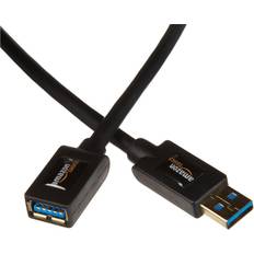 Kabler Amazon Basics 4.8Gbps High-Speed USB-A Male 3.0 to USB-A Female Gold-Plated Connectors 2 m