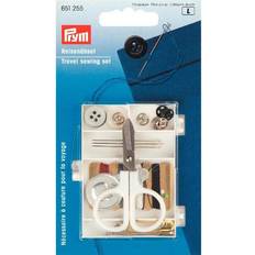 Sysett Prym Mini travel sewing kit needles pins scissors buttons 651255 fast post