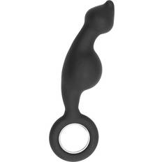 Shots Toys Buttplugs Shots Toys No. 62 Dildo With Metal Ring Black