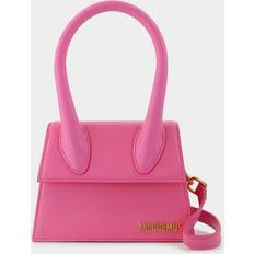 Jacquemus Pink Le Chiquito Medium Leather Top-handle bag