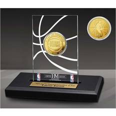 Highland Mint Detroit Pistons 3-Time Gold Coin Acrylic Desk Top