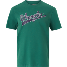 Herre undertrøjer Wrangler Tee T-shirts & undertrøjer Bayberry Green