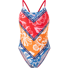 Adidas X Farm Rio Swimsuit - Vivid Red/Bliss Pink