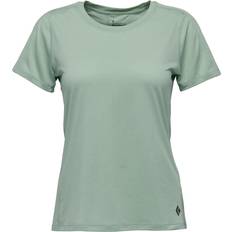 Black Diamond W Lightwire Short Sleeve Tech Tee, Foam Green
