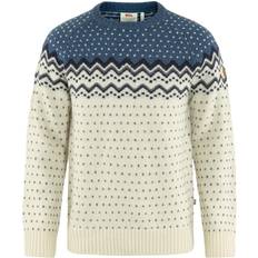 Övik xxl Fjällräven Mens Övik Knit Sweater WHITE CHALK WHITE-INDIGO BLU/113-534 XXL