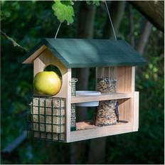 Dobar Large Multi Function Bird Feeder 7 in 1 39 x 19 x 29 cm Green