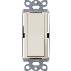 Lutron Electrical Accessories Lutron Claro On/Off Switch with Locator Light, 15-Amp/Single-Pole, Light Almond CA-1PSNL-LA