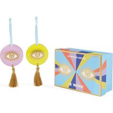 Jonathan Adler Christmas Decorations Jonathan Adler Wink Set of 2 MULTI Christmas Tree Ornament