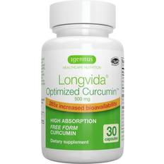 Igennus Longvida Optimised Curcumin 500 mg, Increased