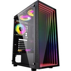 Micro-ATX Computer Cases Bgears b-optillusion mid tower mirror led