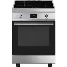 Smeg Komfurer Smeg C6IMXT2 Grå, Rustfrit stål