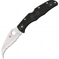 Spyderco Matriarch 2 blad: kant, satinfinish Fickkniv