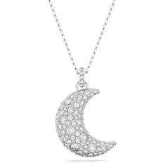 Swarovski moon Swarovski Halsband Luna Moon – Silver 5666181 Måne, vit, rodiumpläterad