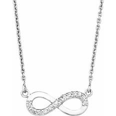 Kette Mit Anhänger 925 Sterling Silber Damen Halsschmuck - Silber