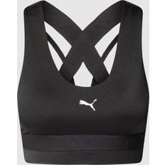 Puma Stretch BH:ar Puma Strong Shine Trainings-BH Damen, Schwarz, Größe: XS, Kleidung