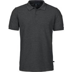 5XL - Herr Pikétröjor Texstar Pike 50/50 PS04 Anthracitegrå