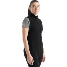 Laine mérinos Gilets Icebreaker Veste Sans Manches Mérinos ZoneKnit - Femme - Black