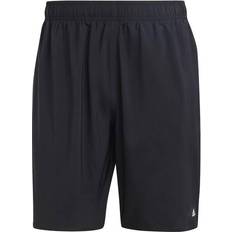 Maillots de bain adidas Short de bain uni de longueur classique CLX - Black/Lucid Lemon