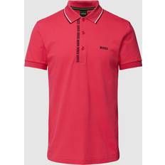 HUGO BOSS Pink Polo Shirts HUGO BOSS Polo Shirt Men colour Fuchsia