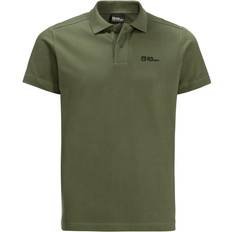 Jack Wolfskin Men Polo Shirts Jack Wolfskin Herren Essential Polo M, Greenwood