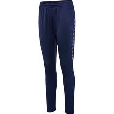 Blåa - Dam - Fitness & Gymträning Byxor Hummel Staltic Training Pants Women Handbollskläder Marin