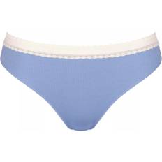 Sloggi Go Ribbed Tai Briefs 2 Pack - Purple Cotton