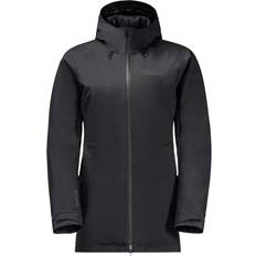Jack wolfskin dame jakke Jack Wolfskin Stirnberg Insulated Jacket - Black