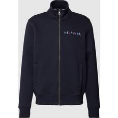 Tops Tommy Hilfiger Chic Blue Hooded Sports Jacket - Contrast Details