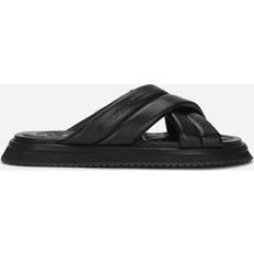 Dolce & Gabbana Herre Hjemmesko & Sandaler Dolce & Gabbana Slides Med Logo Sort