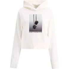 Palm Angels Mirage Cotton Hoodie - White
