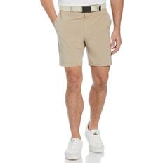 Beige - Golf Clothing Original Penguin Men's Pete Performance Golf Shorts in Chinchilla Beige, 36, Polyester/Repreve Chinchilla Beige