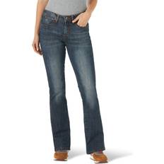 Wrangler Aura Omedelbart Slimmande Bootcut Jeans - Kvinnor